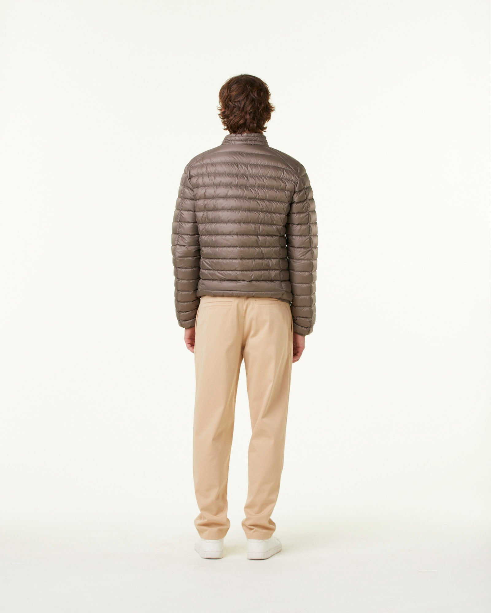 Doudoune légère Taupe Mat