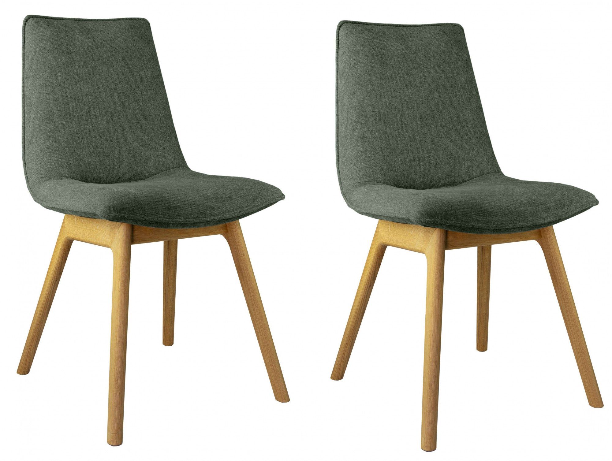 andas 4-Fußstuhl Ramon (Set, 2 St), mit Massivholzbeinen