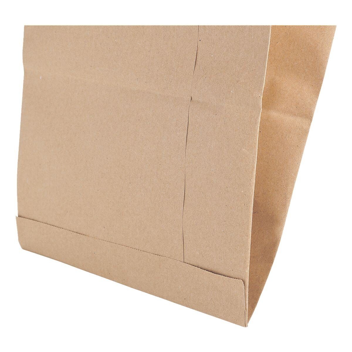 RUBIN Müllbeutel, 10 Bio-Müllbeutel Papier 10 Liter, braun, mit Falzboden, kompostierbar