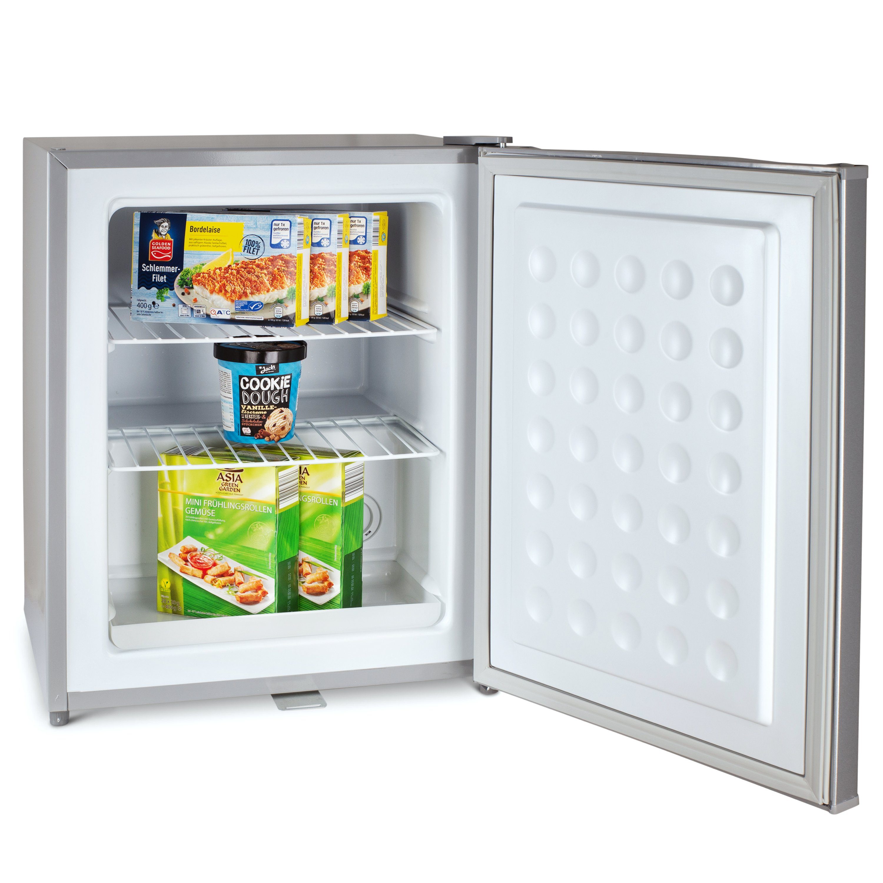 Stillstern Gefrierschrank MGS 42.2, 63.2 cm hoch, 47 cm breit, Mini Gefrierschrank mit Schloss 42L
