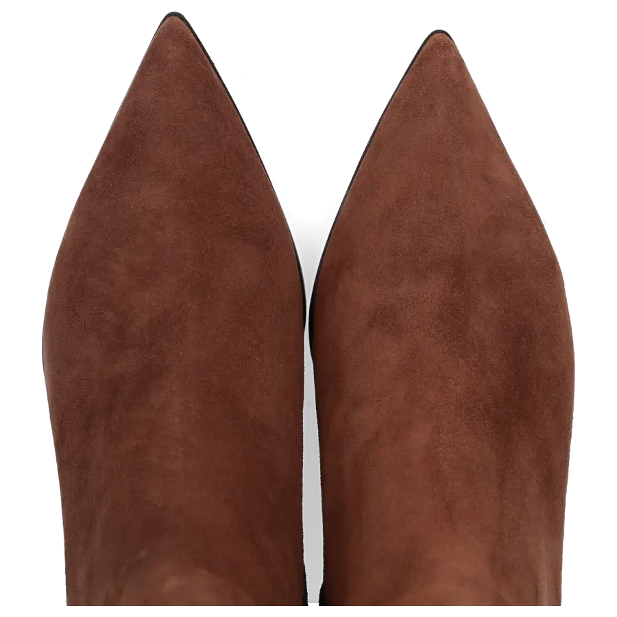 Gianvito Rossi - Klassische Stiefeletten LYELL 45 Veloursleder - braun