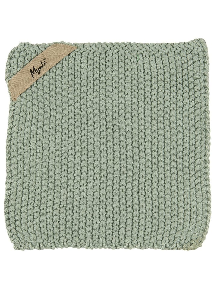 IB Laursen Topflappen Mynte gestrickt in staubig grün günstig kaufen onesize