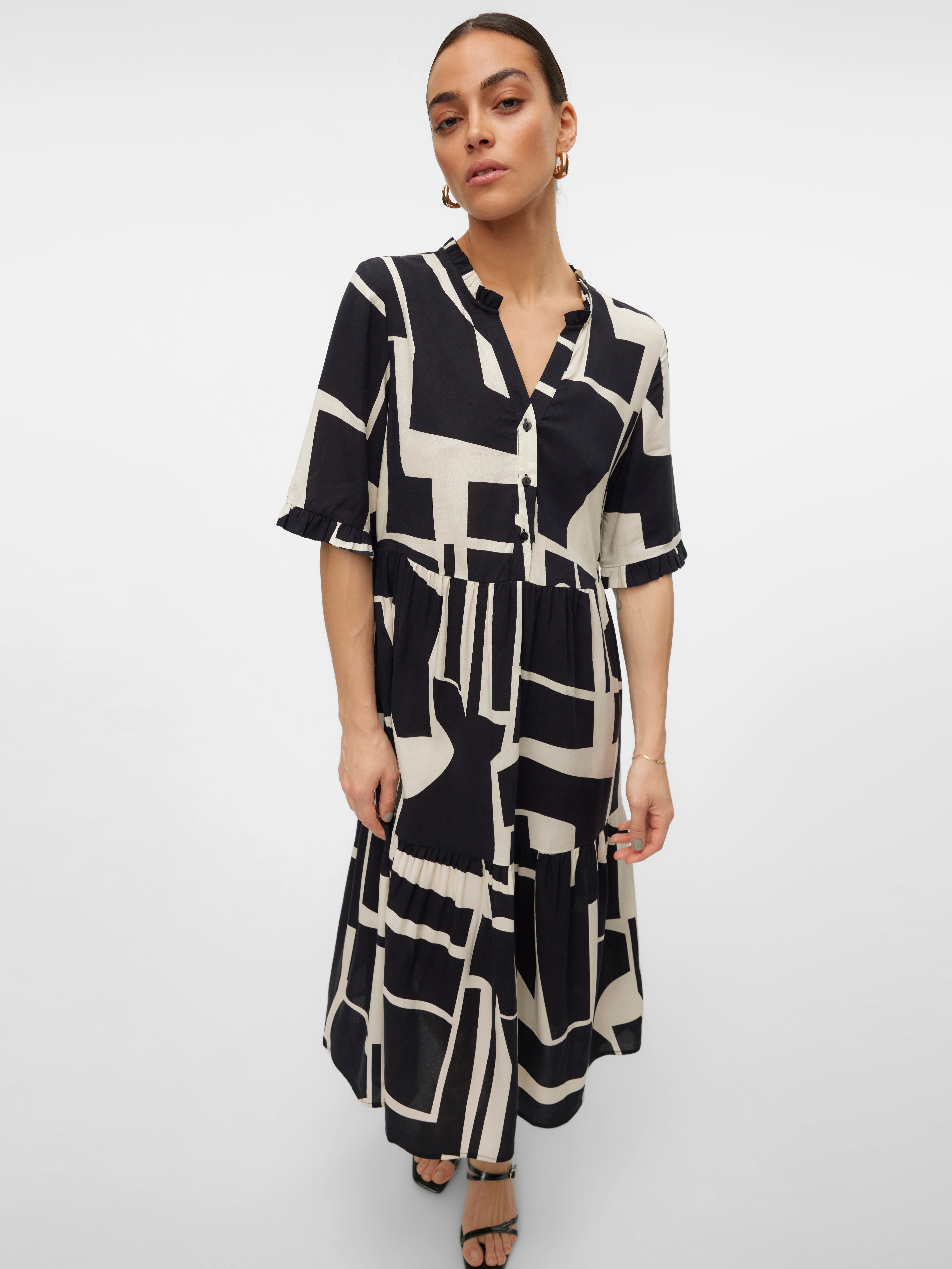 VMEASY Langes Kleid