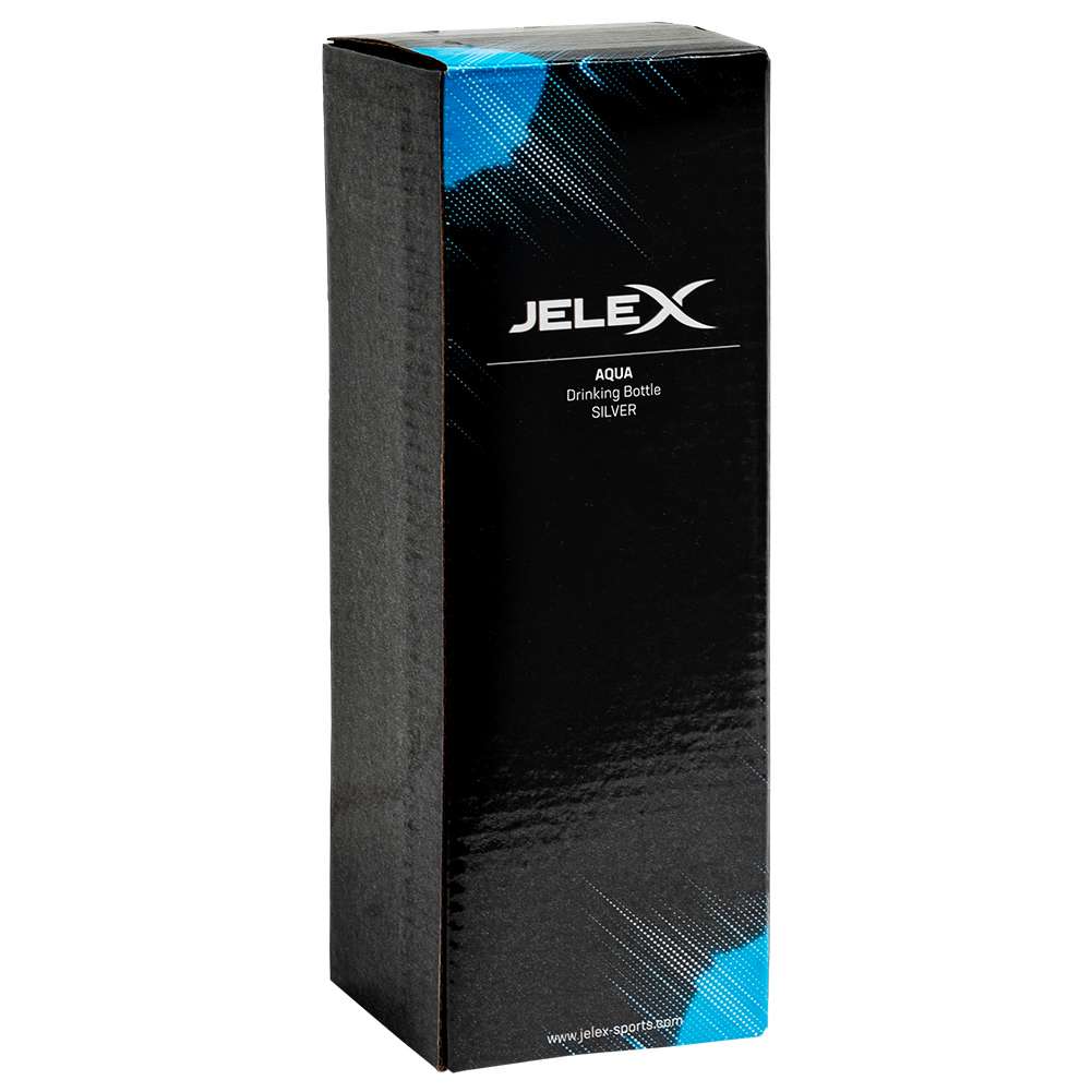 JELEX Aqua Trinkflasche 600ml silber