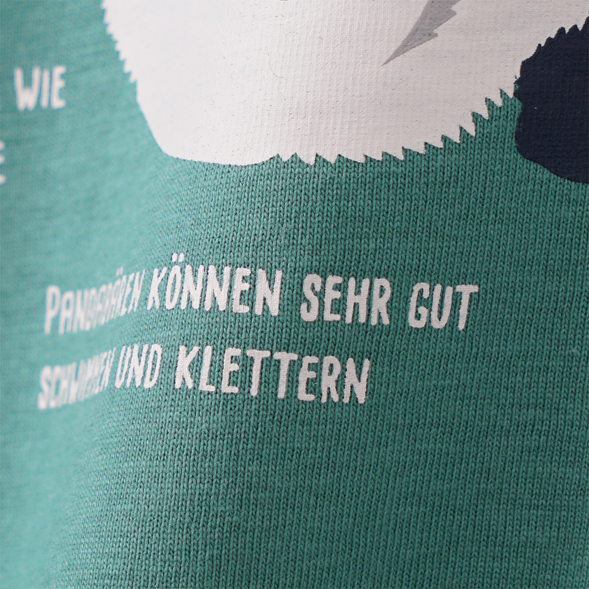 Kinder Langarmshirt mit Pandabär-Print