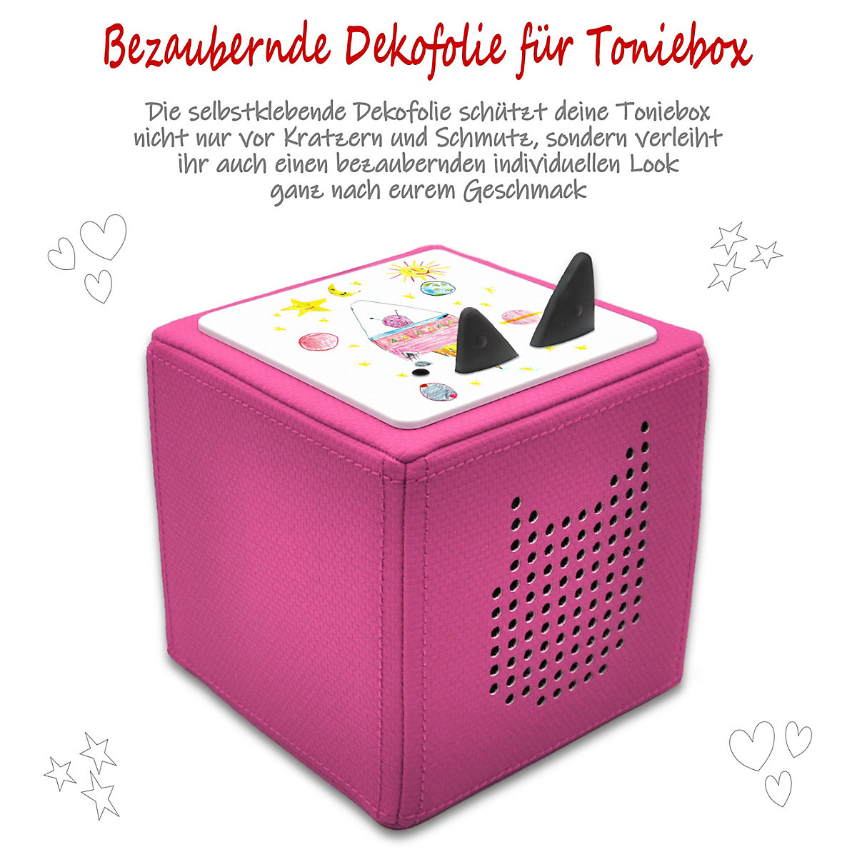Schutzfolie für Toniebox, Dekofolie für Toniebox, Toniebox Aufkleber