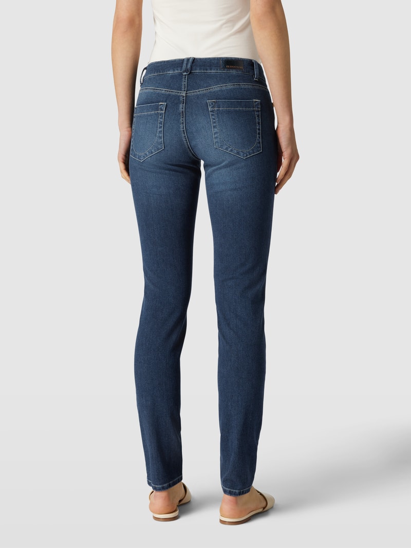 Jeans mit 5-Pocket-Design Modell 'CLAIRE' in blau