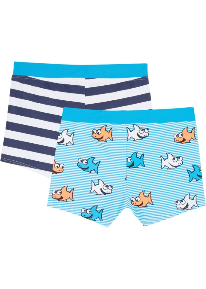 Jungen Badehose aus recyceltem Polyamid (2er Pack)