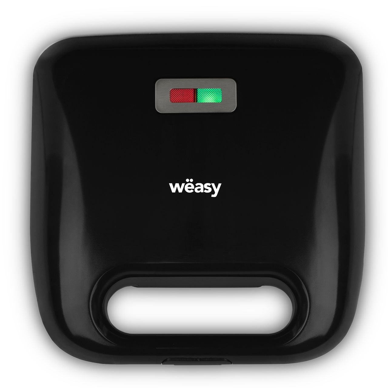 Weasy Sandwichmaker 4 in 1 JOY600 / 750 W / Sandwich, Waffel, Grill und Donuts / Überhitzungsschutz / schwarz