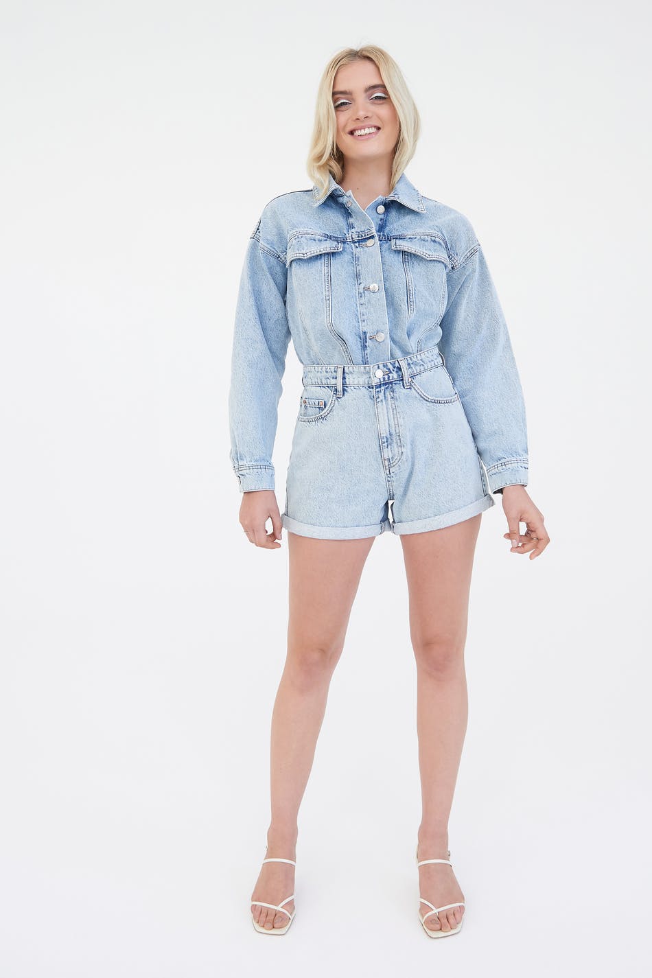 Mom original denim shorts
