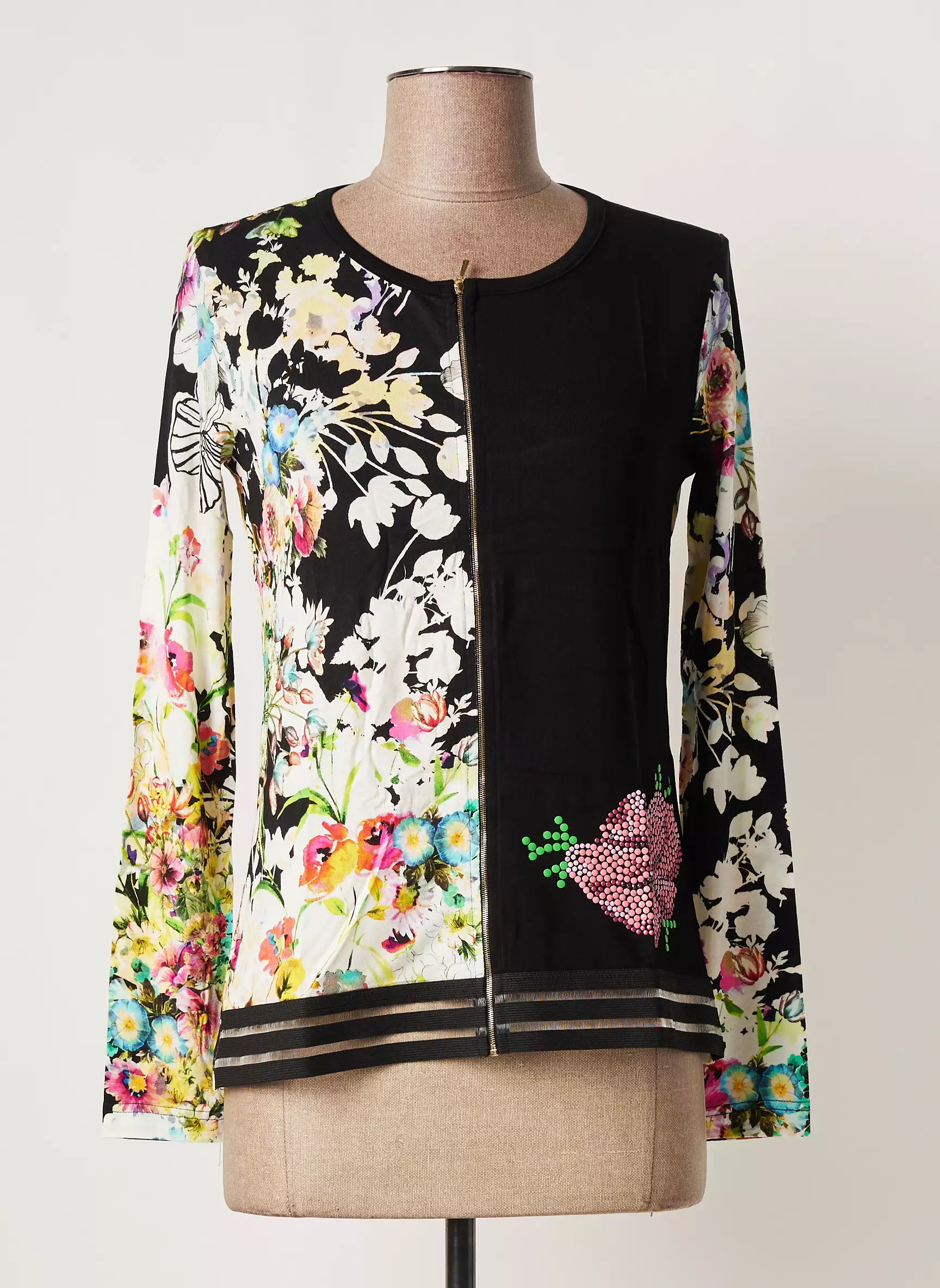 Filipine Lahoya Vestecasual Femme couleur noir