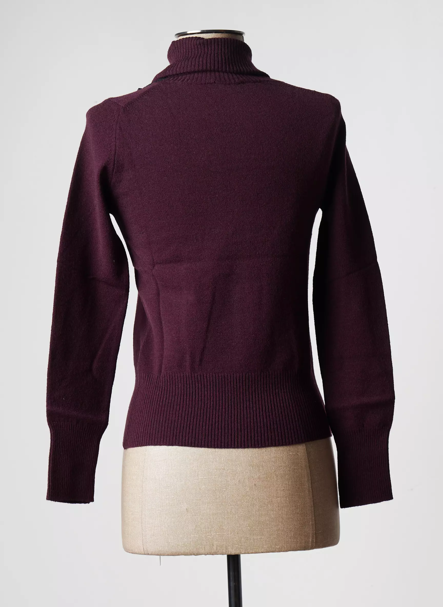 Stefan Green Cols Roules Femme couleur violet