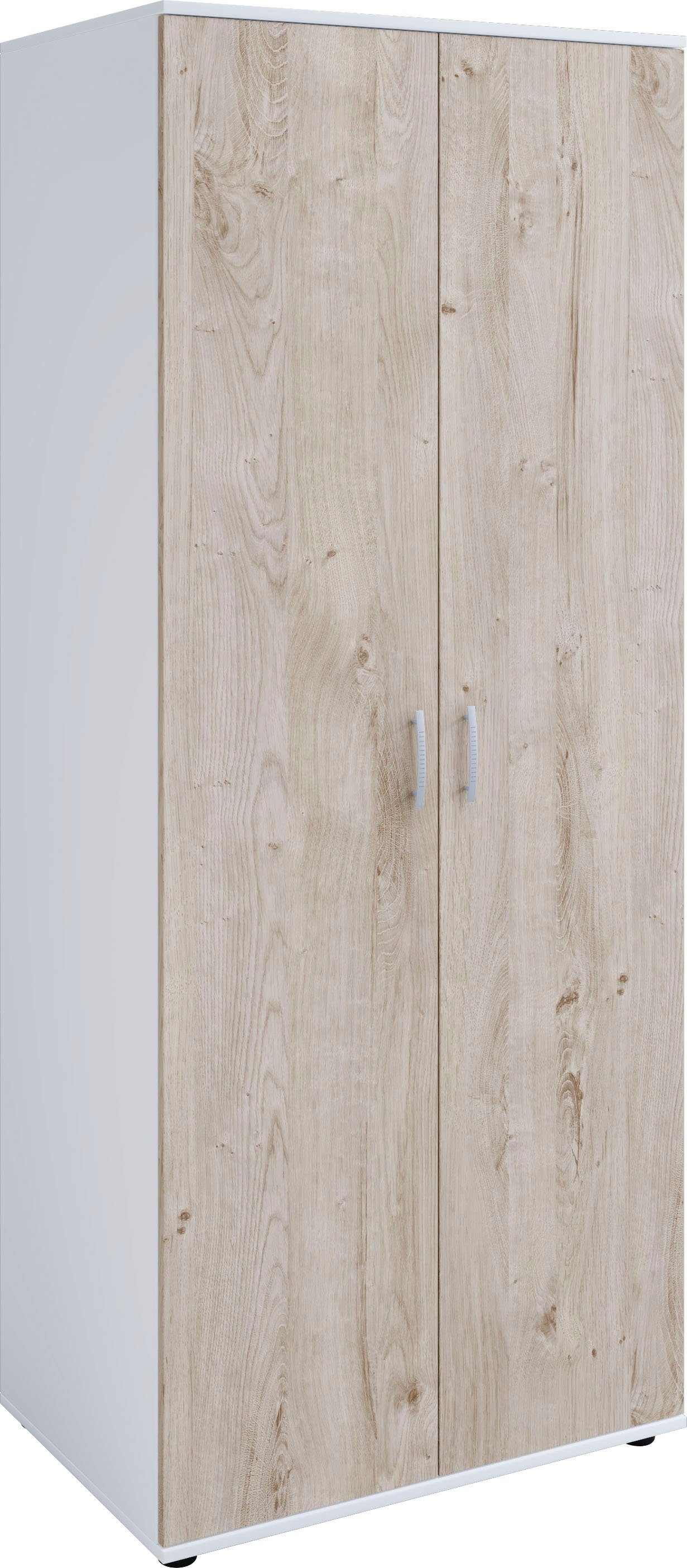 Lüttenhütt Kleiderschrank Kleiderschrank, 2 Drehtüren, innen 2 Wäschefächer, in 3 Ausführungen