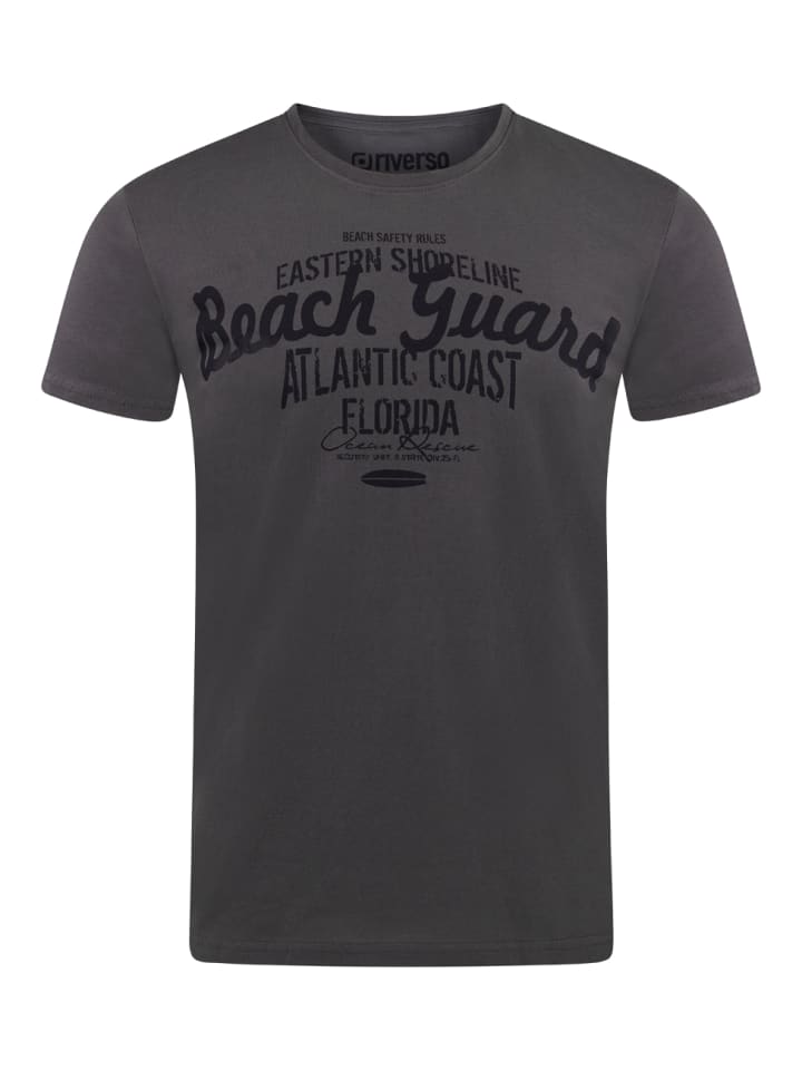 riverso  T-Shirt RIVLeon in Grau günstig kaufen