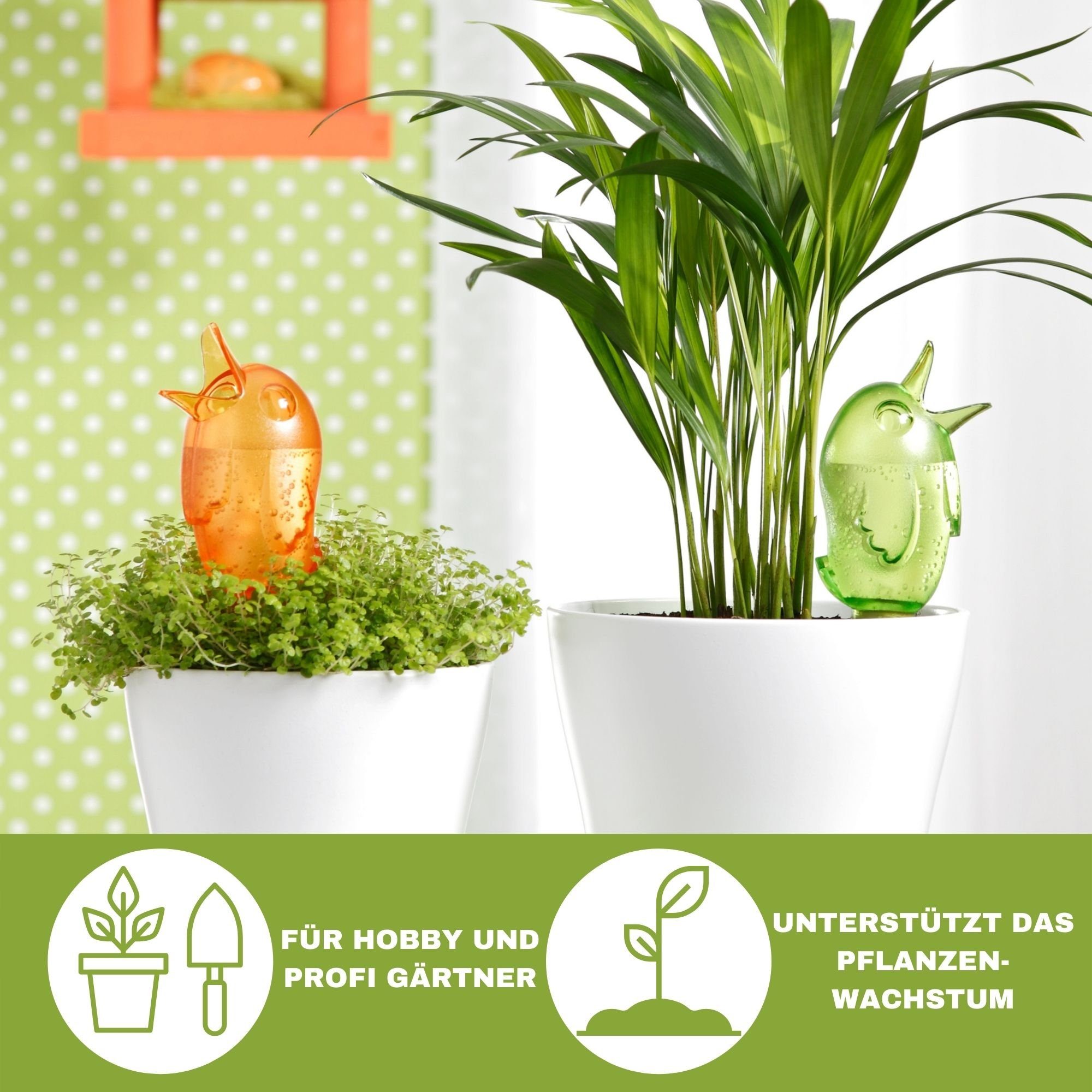 Scheurich Bewässerungssystem -, (Spar-Set, 4-tlg), Scheurich Wasserspender Bördy S 90 ml