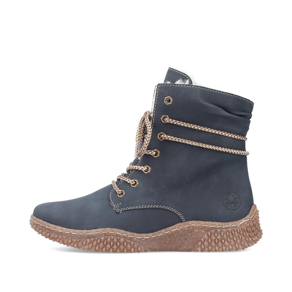 RIEKER Komfort Sandalen blau