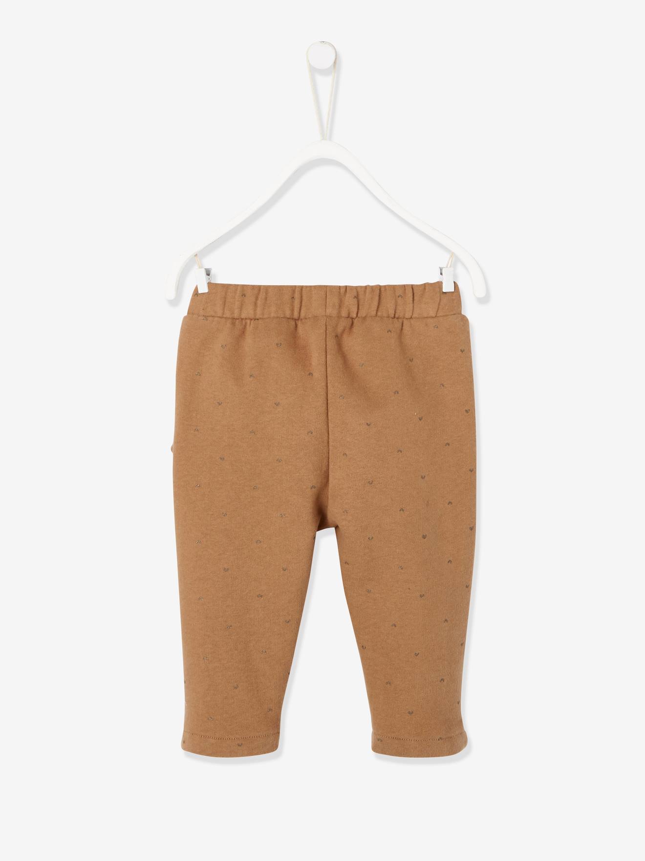 Pantalon molleton bébé fille chaudron imprimé