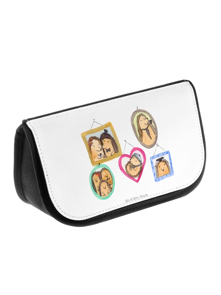 Mr. & Mrs. Panda Kosmetiktasche Igel Familie ohne Spruch in Weiß günstig kaufen onesize