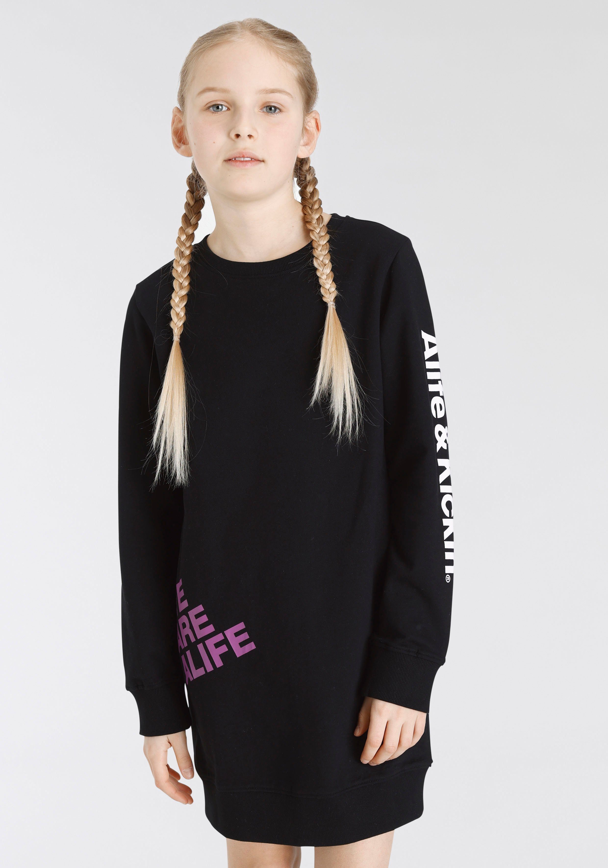 Alife & Kickin Sweatkleid mit Logo Druck NEUE MARKE! Alife & Kickin für Kids.