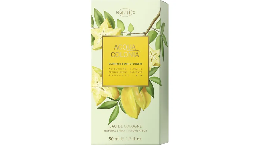 4711 ACQUA COLONIA Starfruit + Wildflowers Eau de Cologne 50 ml