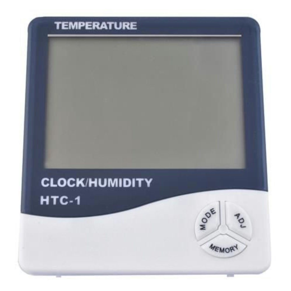 ISO TRADE Thermometer Wetterstation (Innensensor, Uhr Datum Luftfeuchtigkeit Digital)
