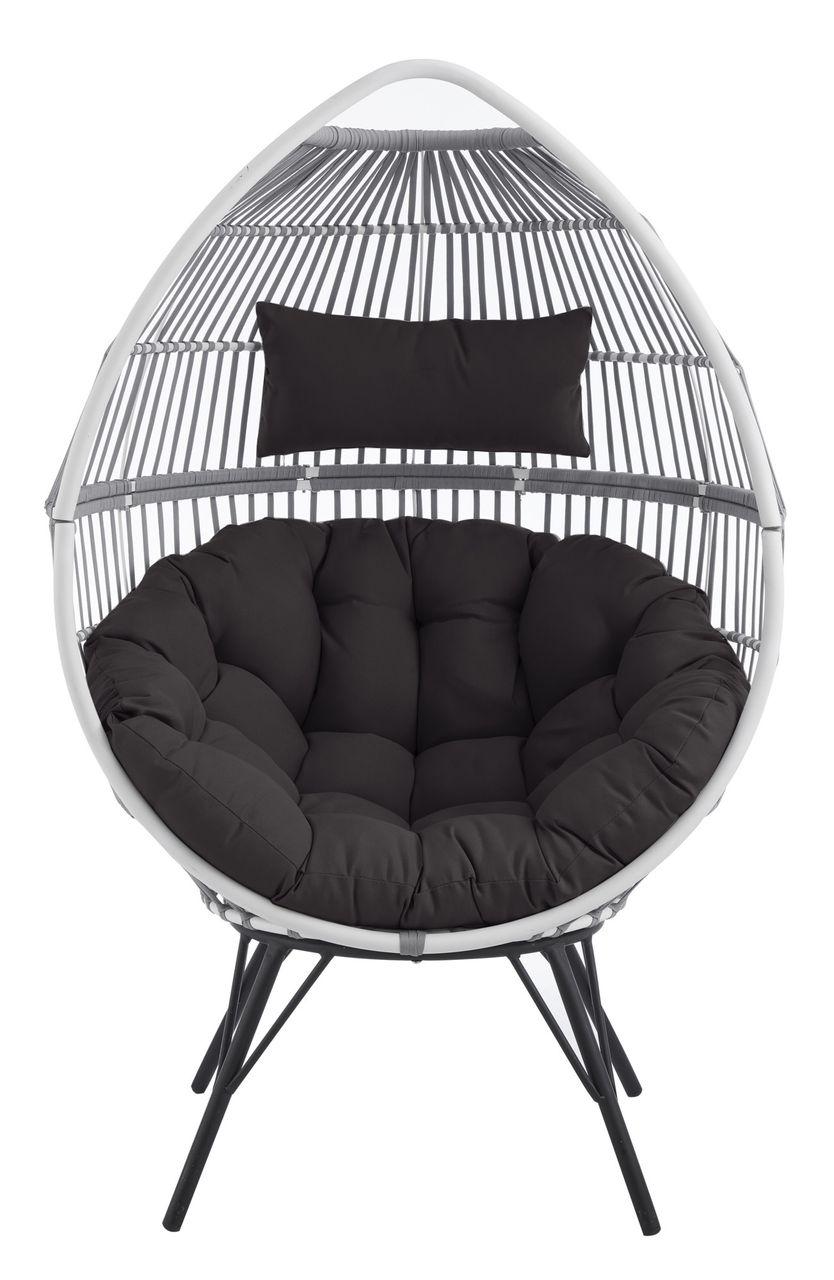 Never Indoor Loungesessel inkl. Kissen, Eiform