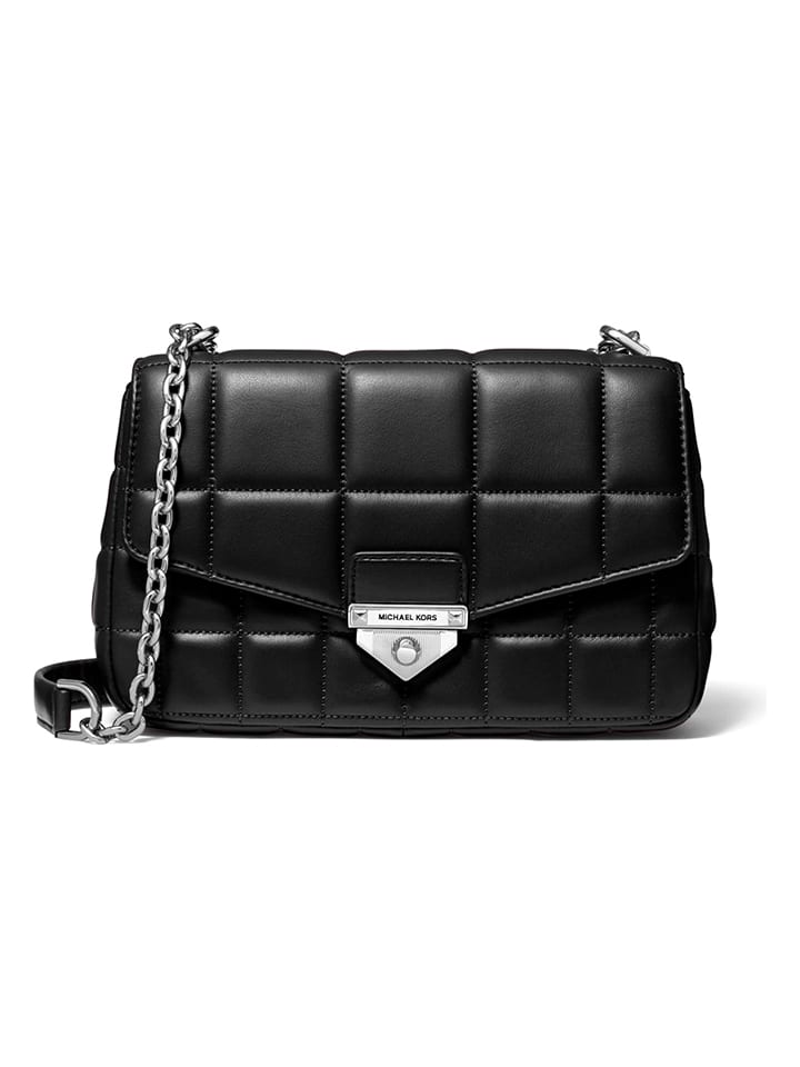 Michael Kors Leder-Umhängetasche in Schwarz - (B)24 x (H)14 x (T)7,5 cm günstig kaufen onesize