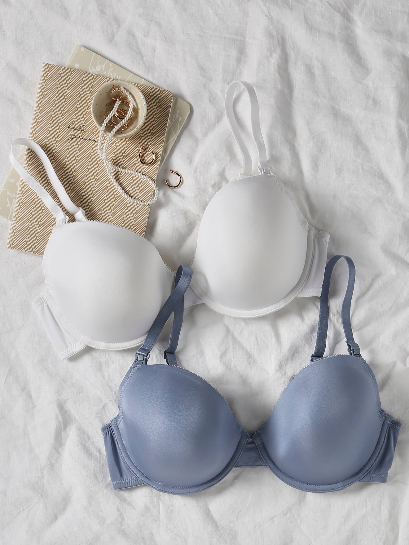 Envie de Fraise 2er-Pack Still-BHs ENVIE DE FRAISE, Satin - marine