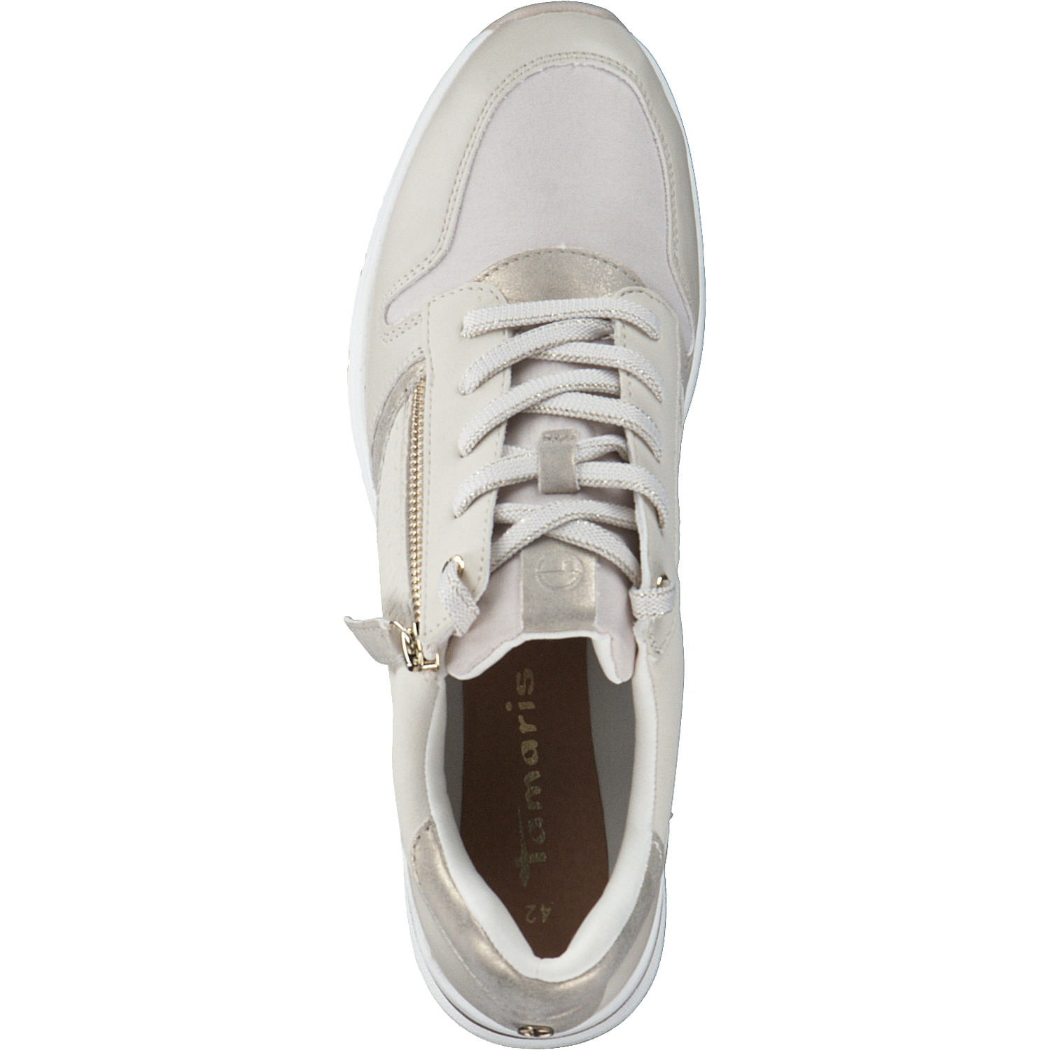 Tamaris 23702, Sneakers Low, Damen, IVORY COMB