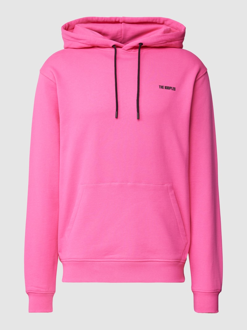 Hoodie mit Känguru-Tasche in pink