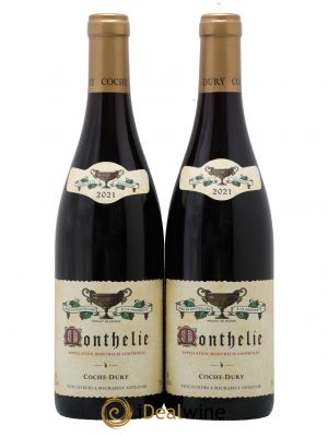 Monthélie Coche Dury (Domaine)  2021 - Lot de 2 Bouteilles