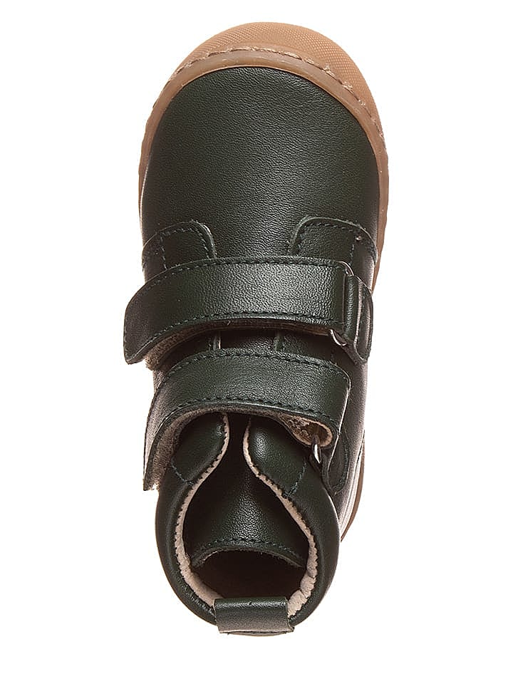 kmins Leder-Sneakers in Dunkelgrün günstig kaufen 21