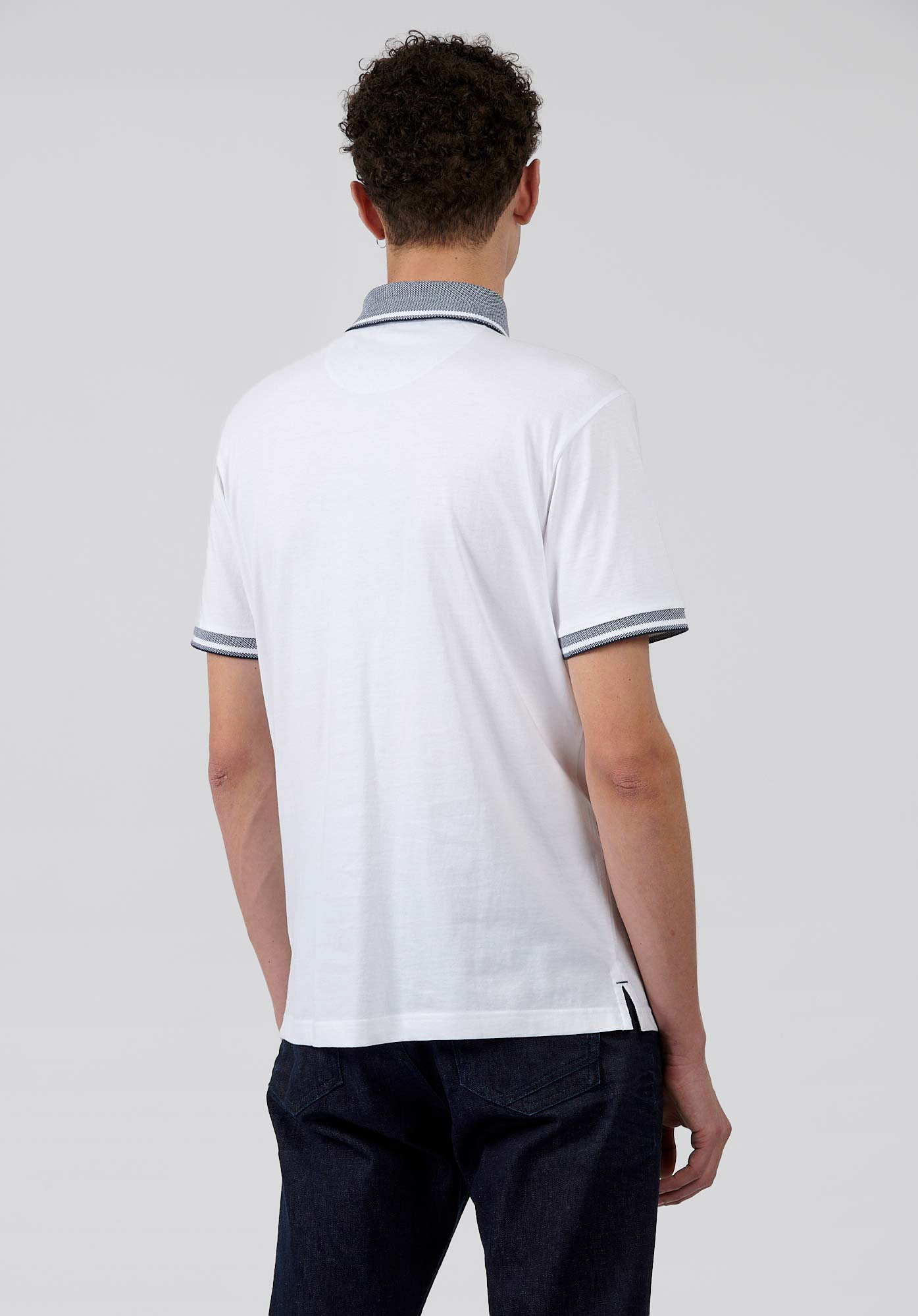CHUN   Polo blanc Homme en 100% coton