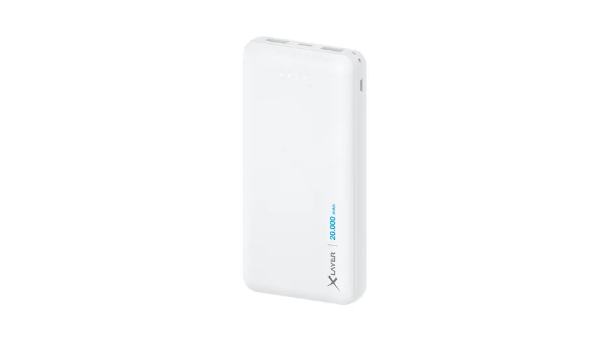 Xlayer Zusatzakku Powerbank Micro White 20.000mAh