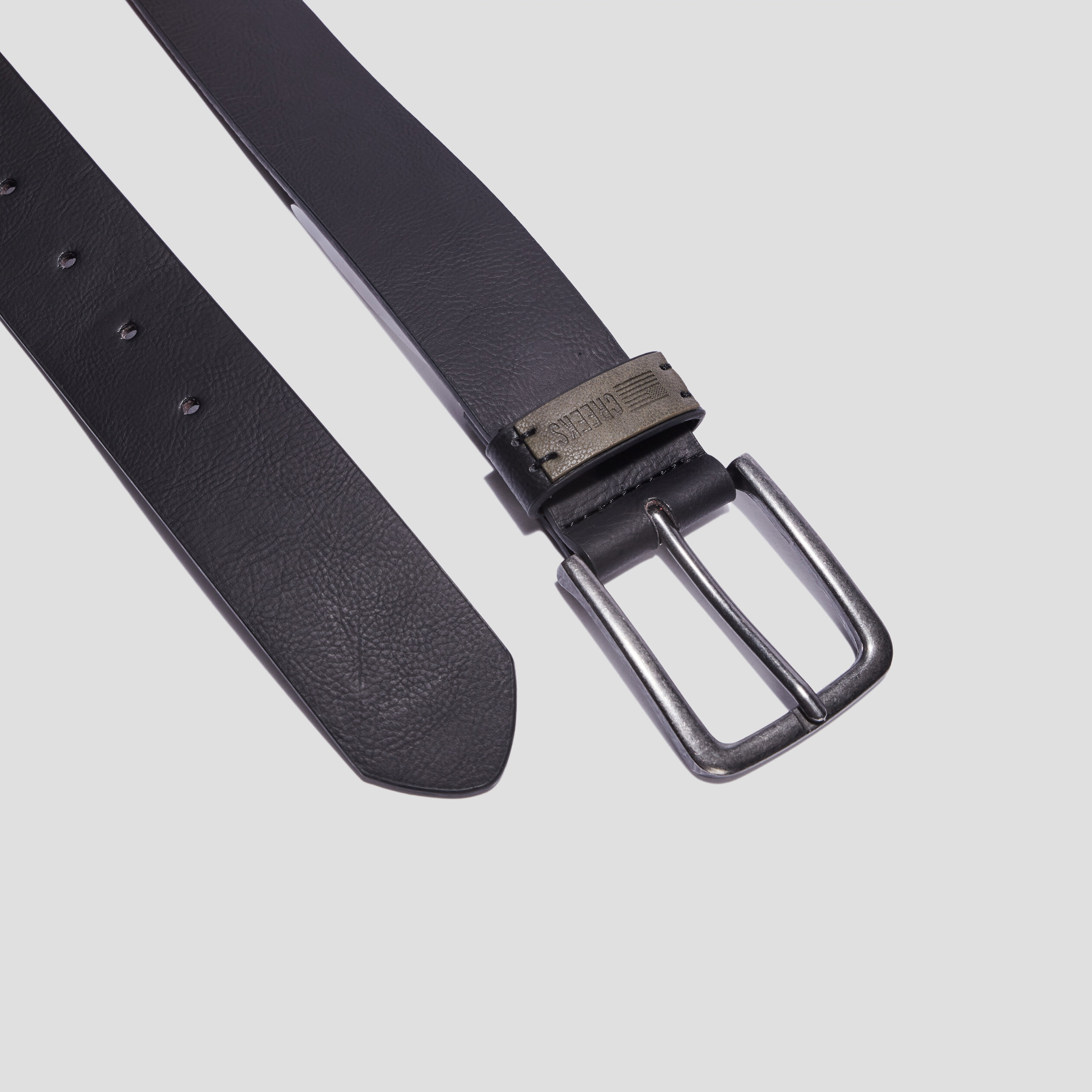 Ceinture Creeks noir homme | La Halle