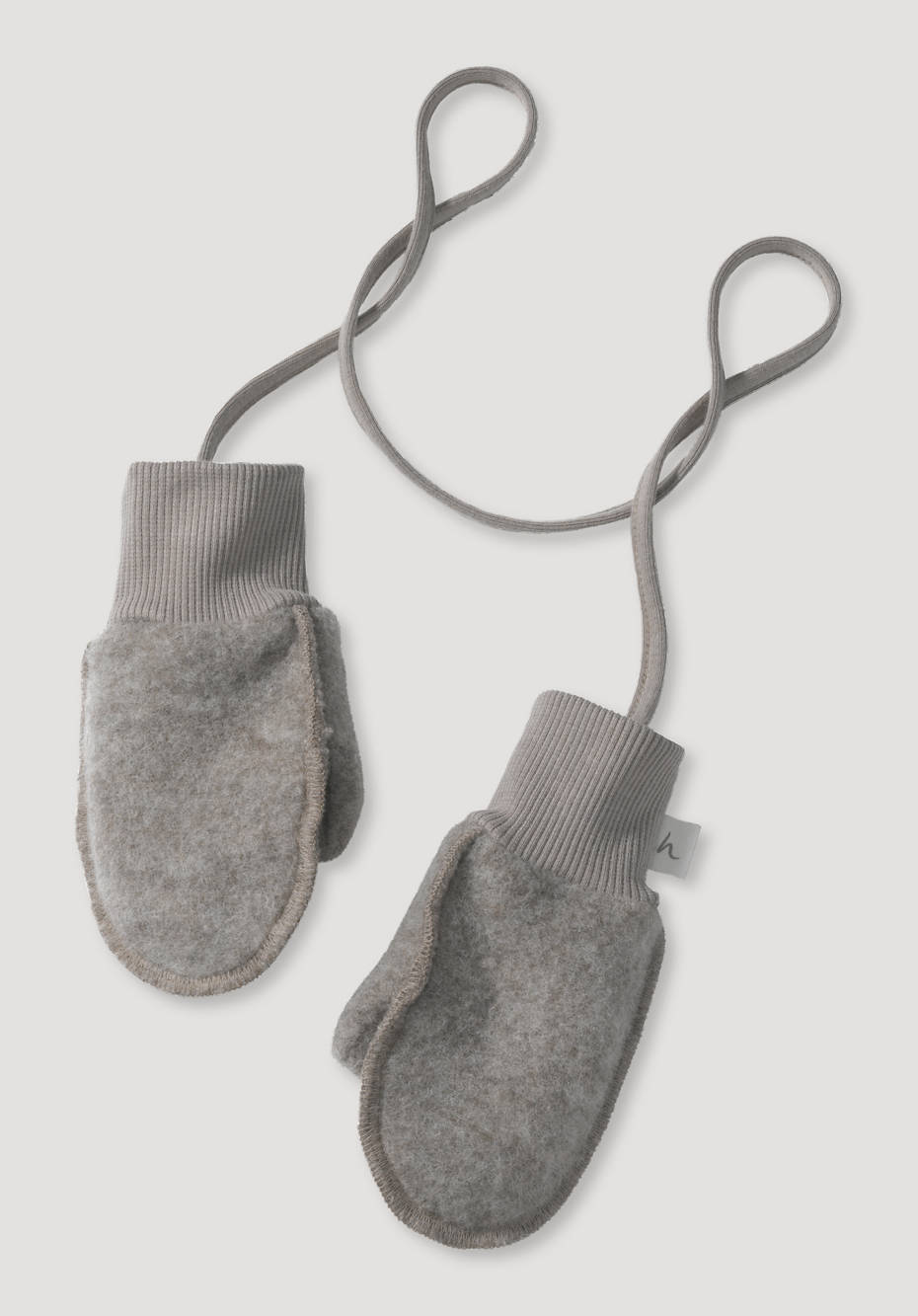 Wollfleece Fäustlinge aus reiner Bio-Merinowolle