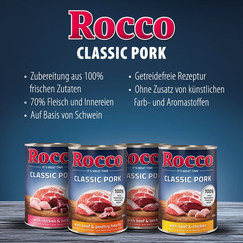 Sparpaket Rocco Classic Pork 24 x 800 g