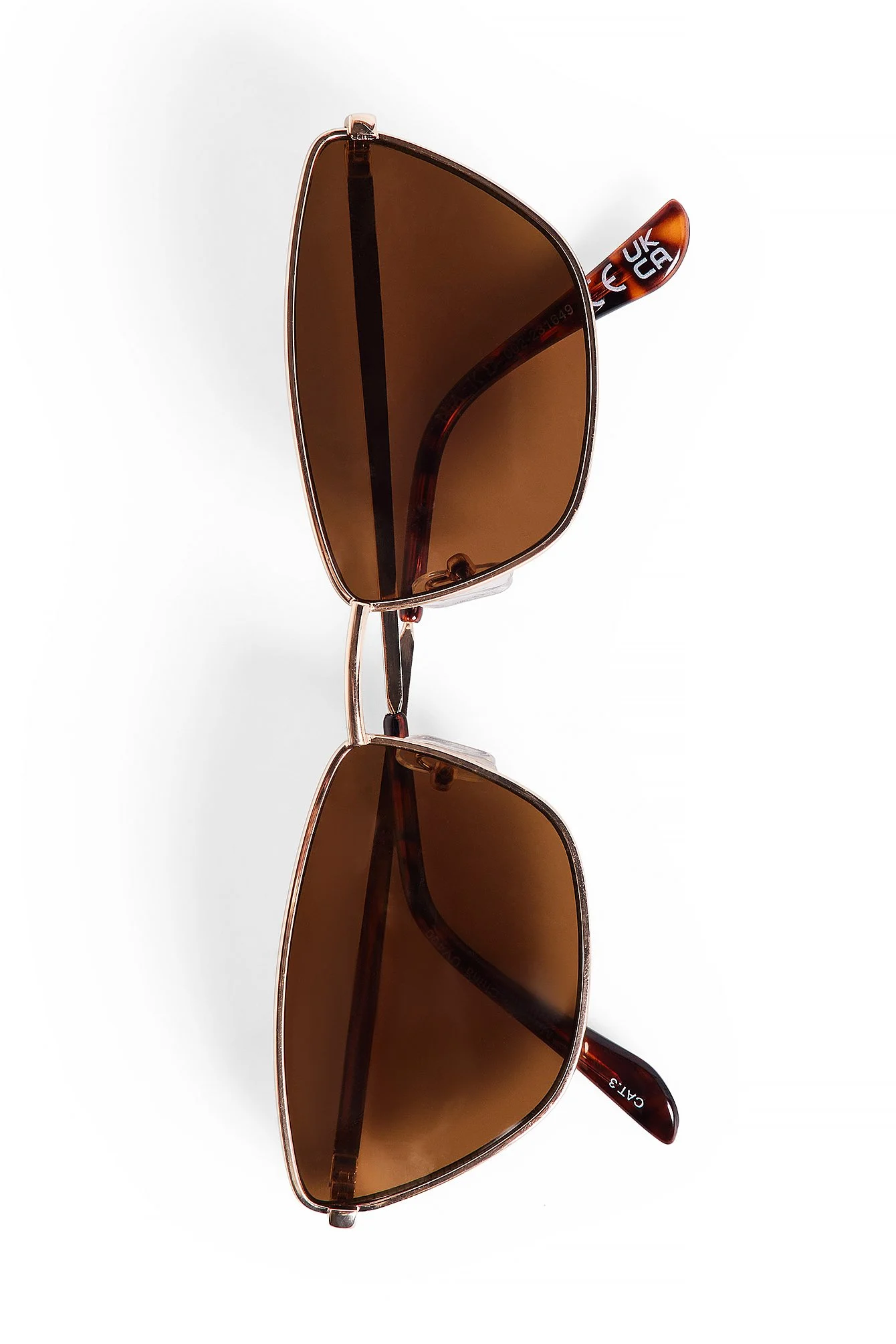 Square Metal Frame Sunglasses