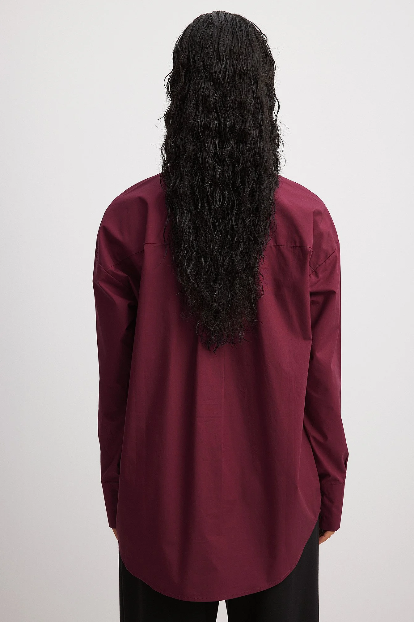 Oversized Baumwollhemd