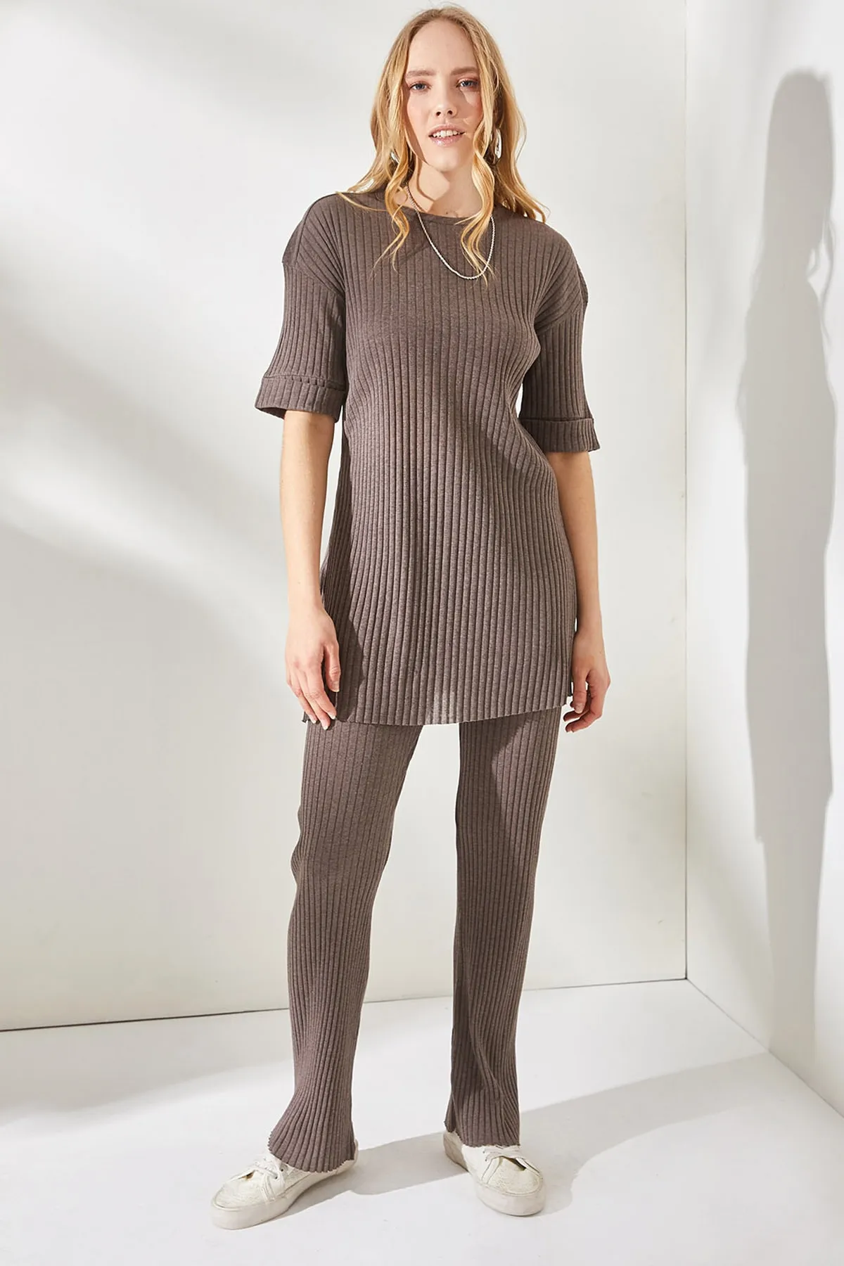 Olalook  Zweiteiler - Braun - Regular Fit