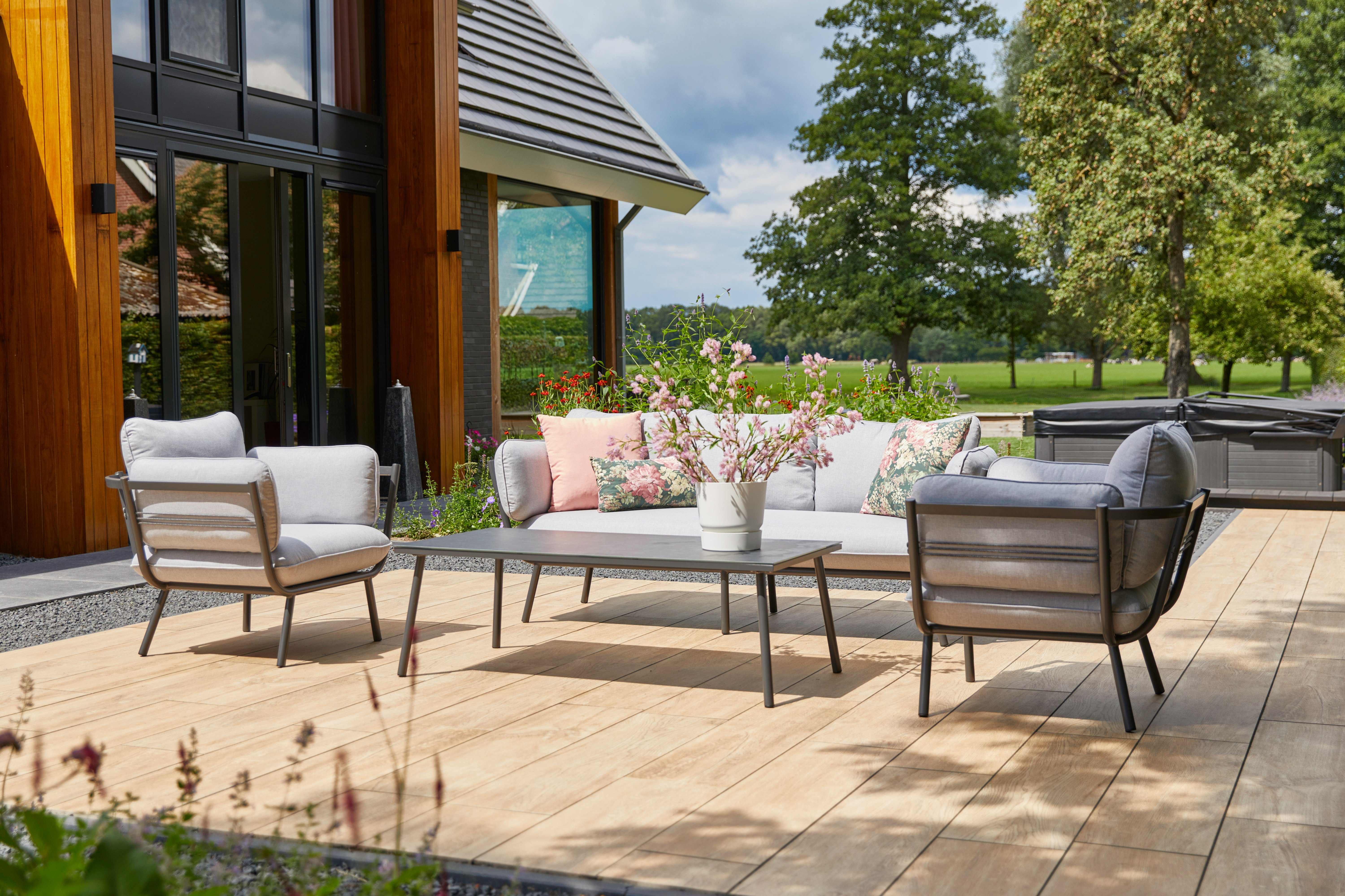 Hartman Loungesofa Hartman Catalonia Lounge Set mit Tisch, 1