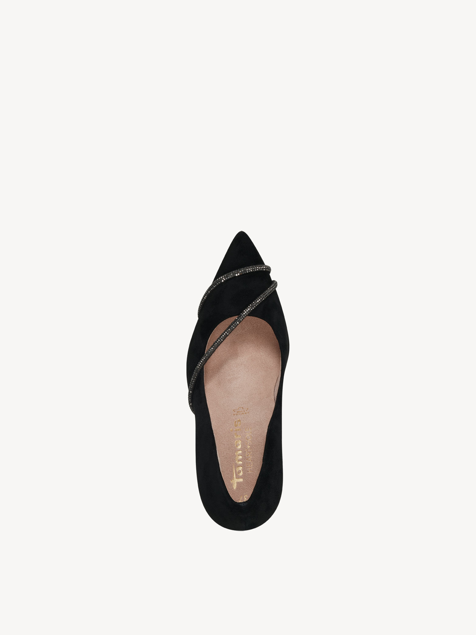 Escarpin en cuir - noir