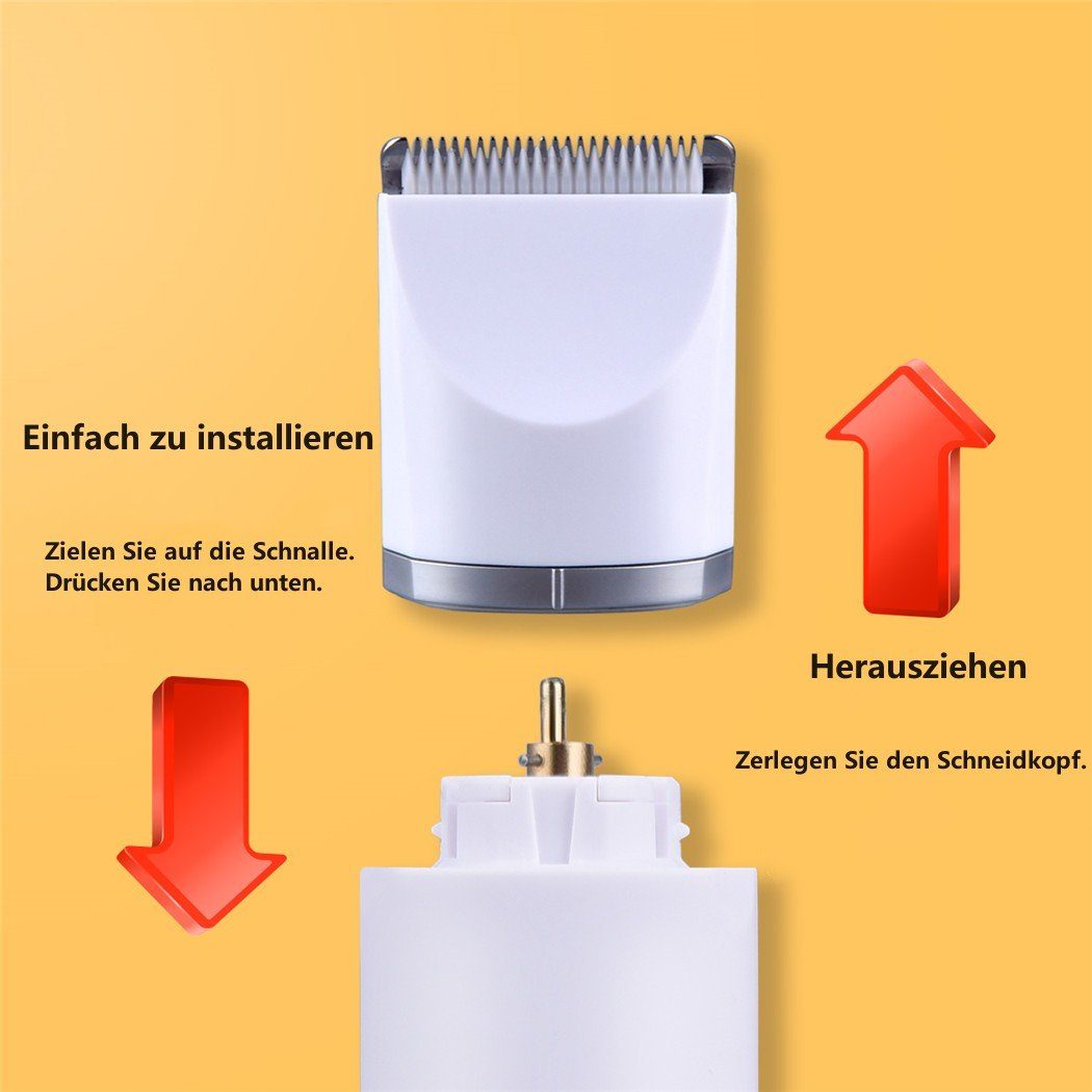 CkeyiN Hundeschermaschine 4 In 1 Elektrische Tierhaarschneidemaschine Rasierer Set, Für Hunde und Katze