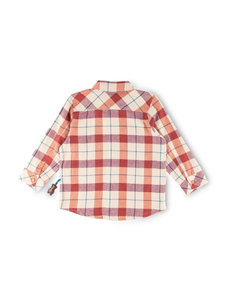 Sigikid Flanellhemd winter animals in beige günstig kaufen 122