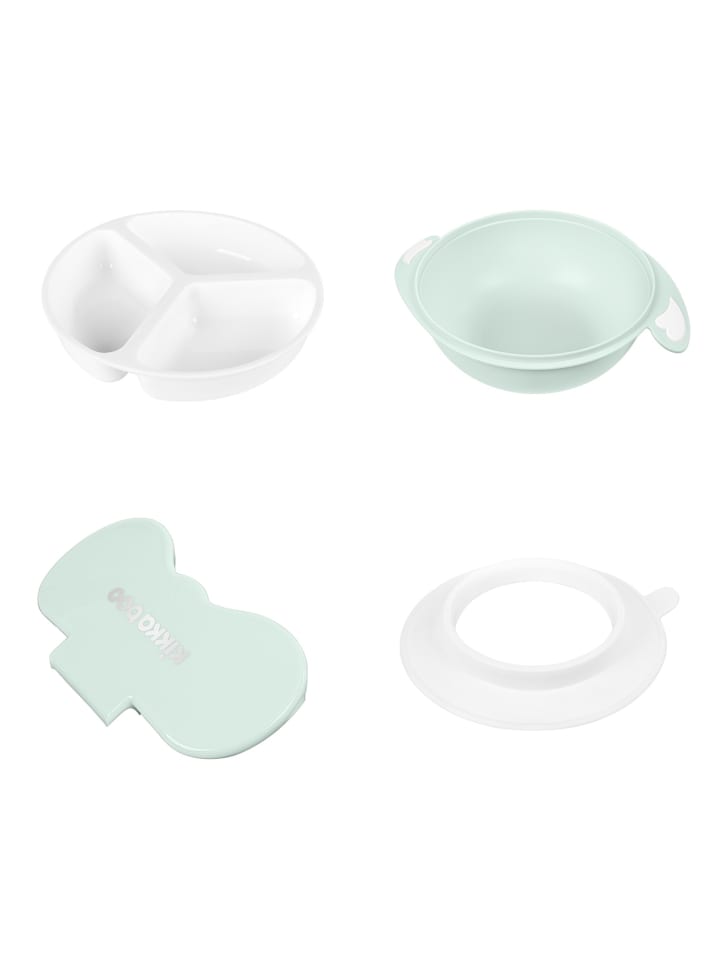 Kikkaboo Kinder 4 in 1 Schüssel-Set in grün günstig kaufen onesize
