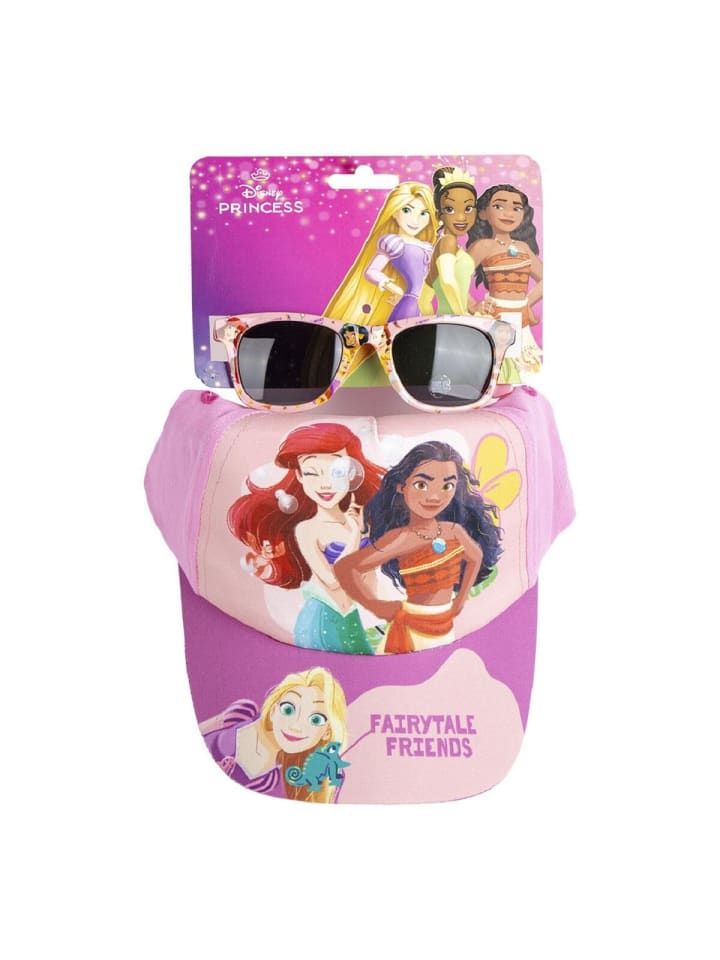 Disney Disney Prinzessin Accessoire Set – Cap & Sonnenbrille für den Sommer in Rosa günstig kaufen onesize