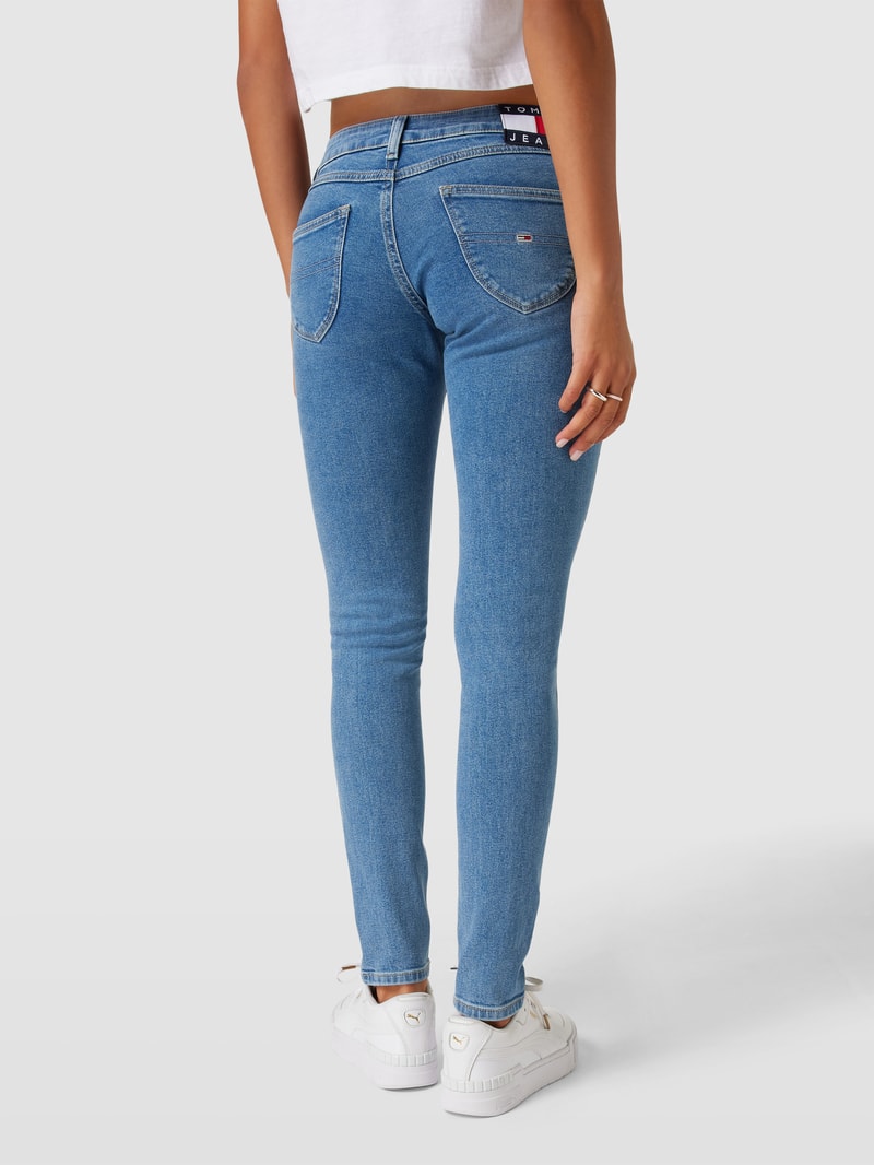 Skinny Fit Jeans mit Stretch-Anteil Modell 'SOPHIE' in hellblau
