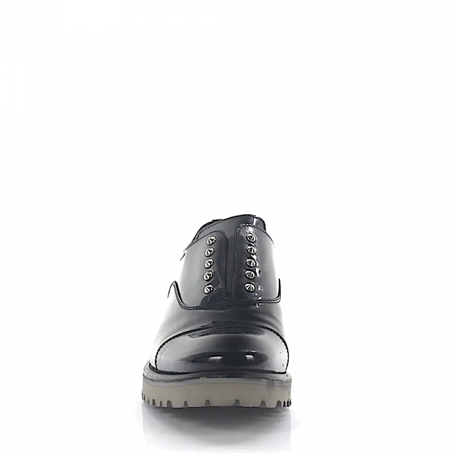 Budapester - Slipper 389 Lackleder - schwarz