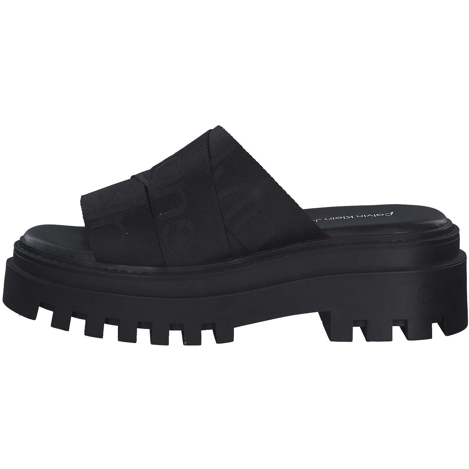 Calvin Klein YW0YW00949, Plateau-Pantoletten, Damen, BLACK