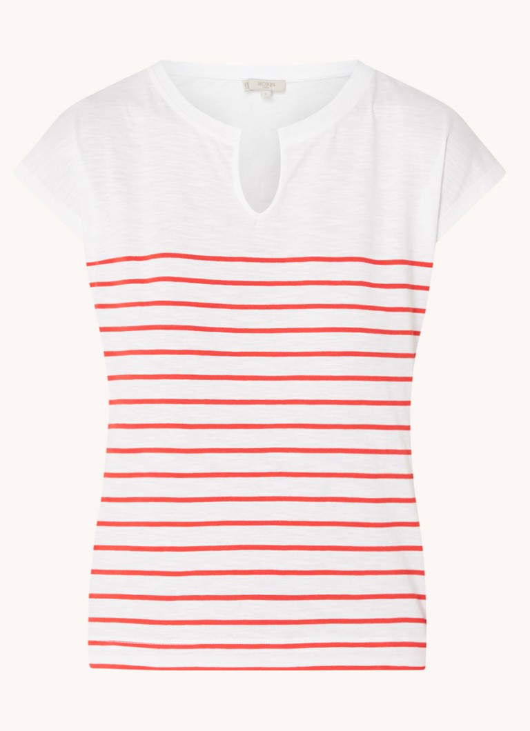 Top a righe stampato Hobbs Karis